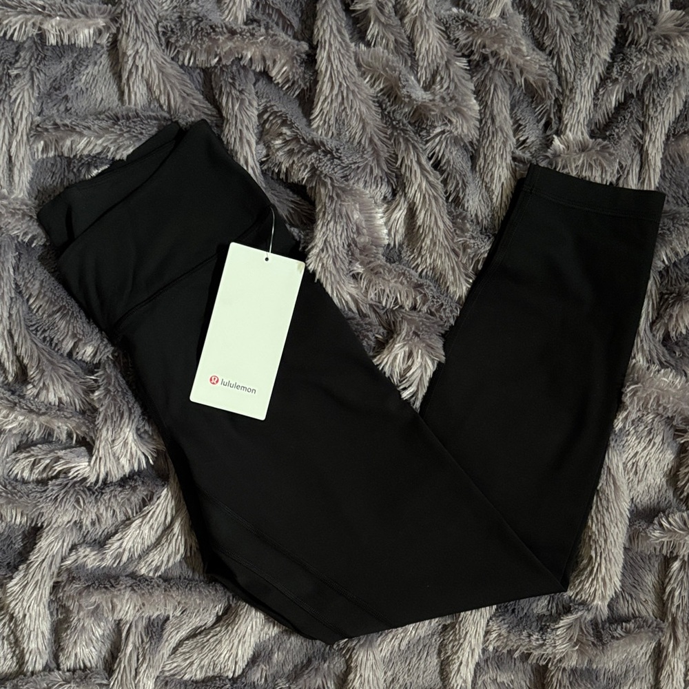 Lululemon Align Asymmetrical Leggings 25” – Black (Size 8) NWT